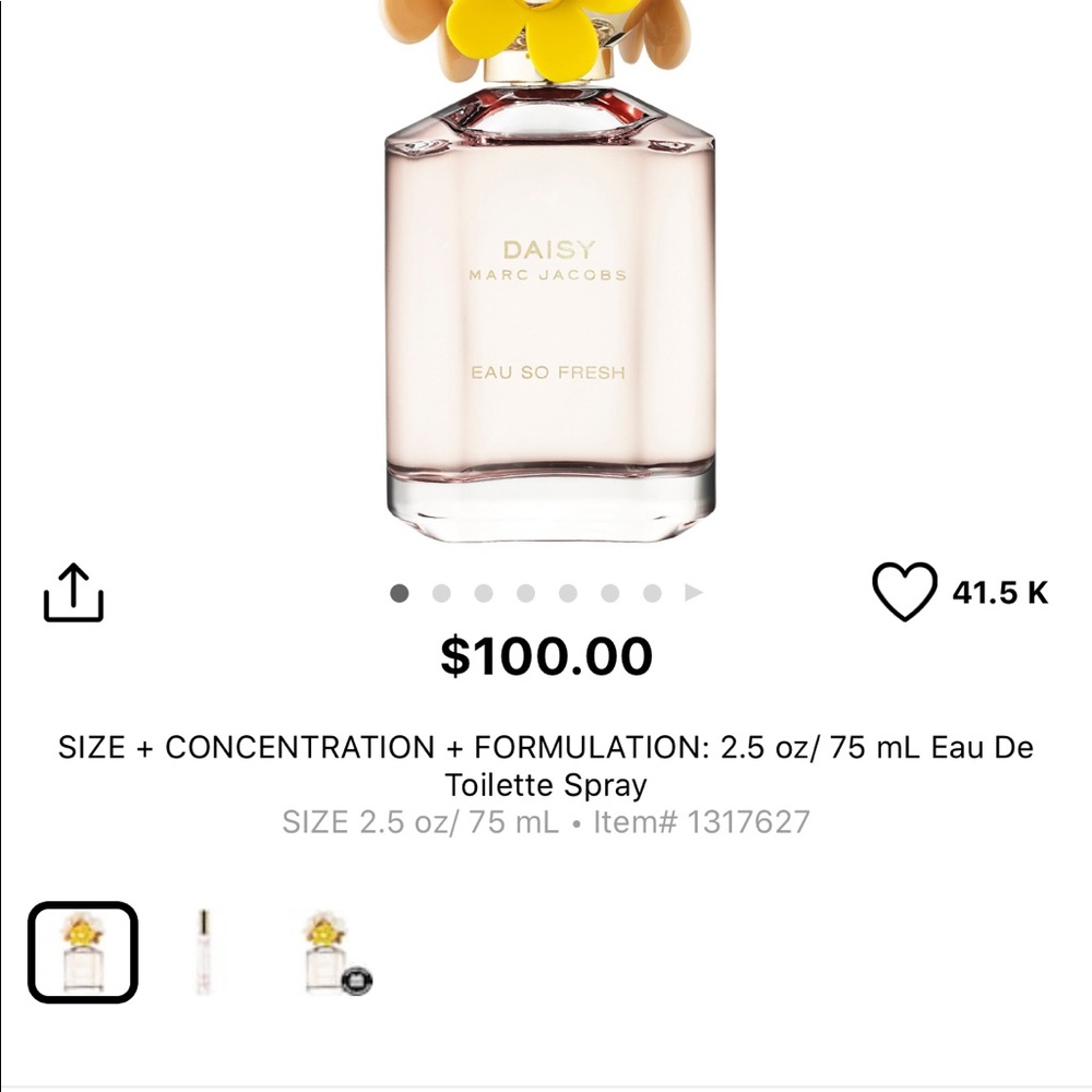DAISY By Marc Jacobs “EAU SO FRESH” 125ML